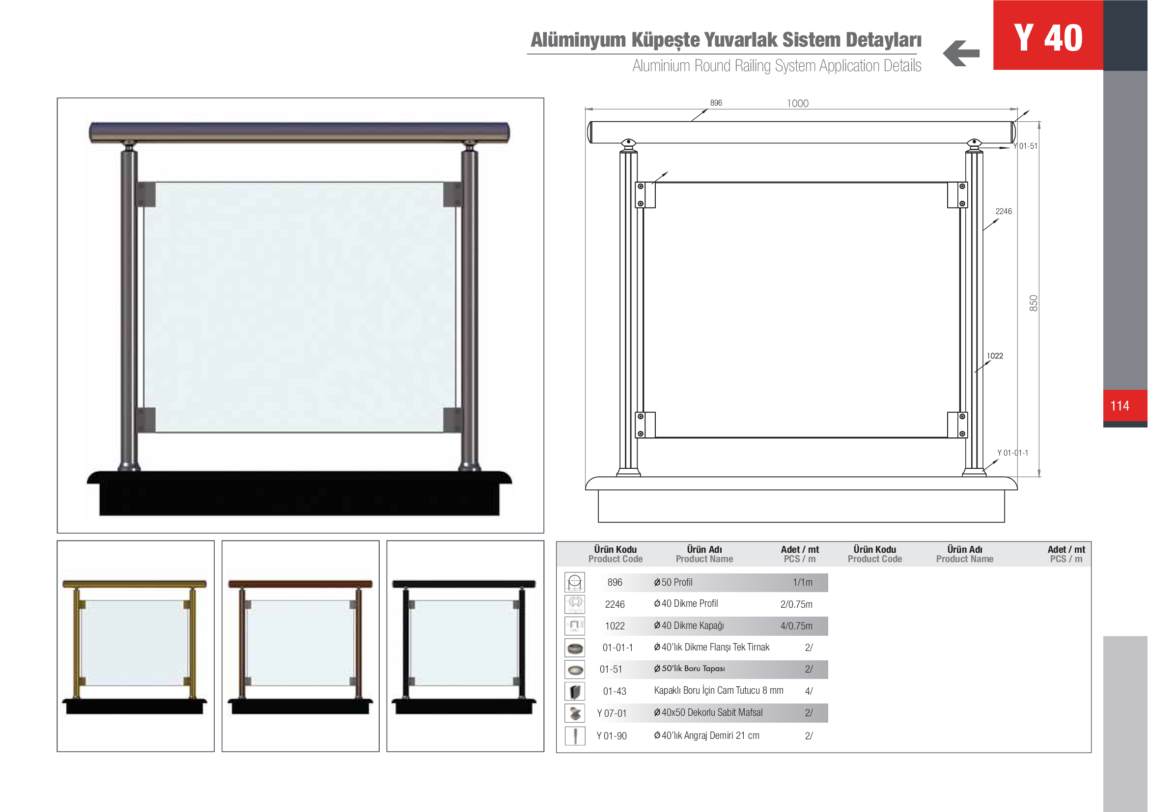 Küpeşte Oval Sistemleri 21